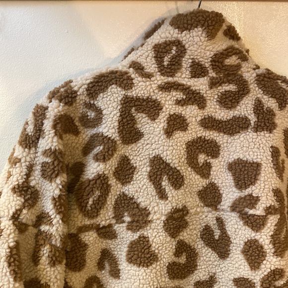 NWT Leopard print cozy teddy jacket - Picture 6 of 6